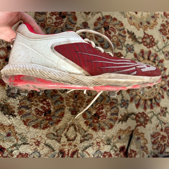 New Balance Men’s Red FuelCell 4040 v6 Metal Cleat Size:12 - Picture 5 of 7